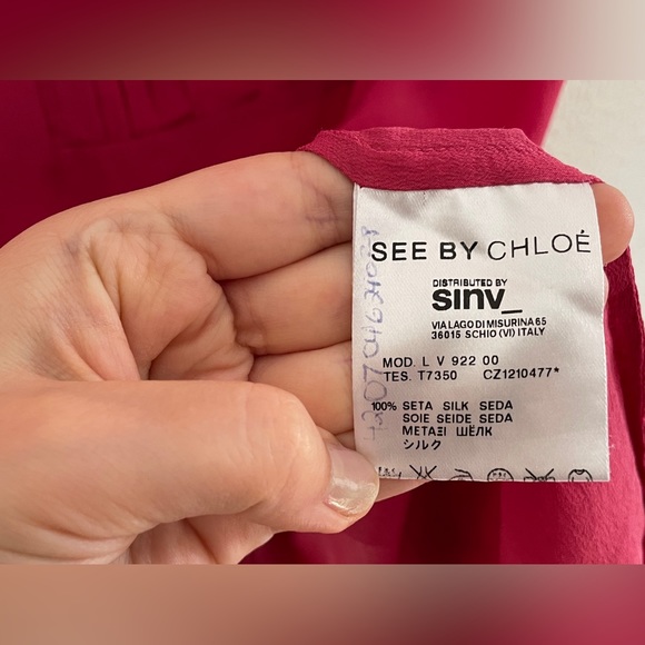 See by Chloe Pink Silk Dress - Picture 3 of 4